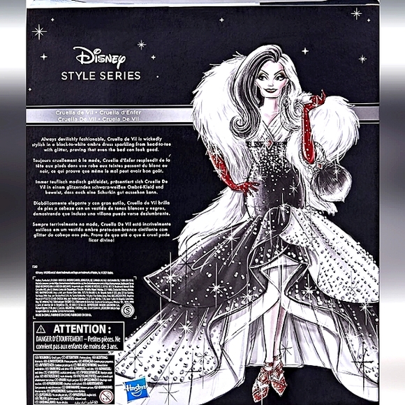 ☆NWT/NIB☆Disney Villains Collection☆CRUELLA DE VIL contemporary Disney Doll☆ - Picture 12 of 15